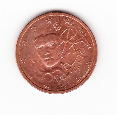 Pièce de monnaie 2 cent centimes euro France 2009