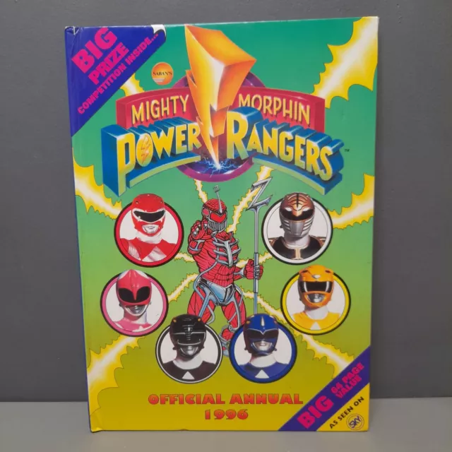 Nostalgic Mighty Power Rangers 1996 offiziell jährlich Retro 90er Illustrationen MMPR