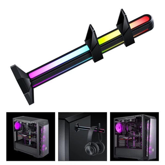 Staffa Supporto GPU ARGB In Alluminio – Base Magnetica Con Regolazione Scorrevole, Antiurto E Silenziosa Per PC Gaming