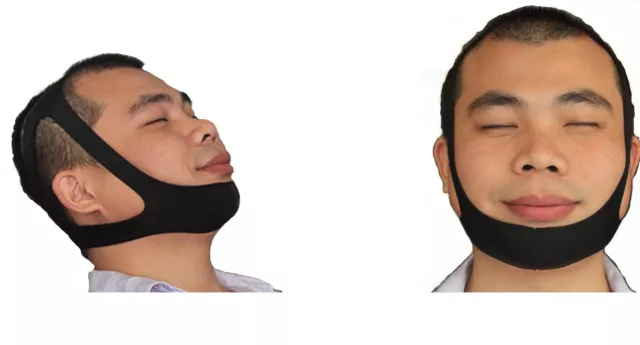 2 x Anti Snore AntiSnore Device Jaw Strap Stop Snoring Solution Chin Support 3