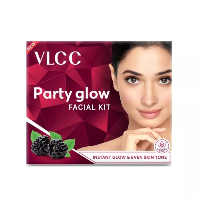 Kit facial VLCC Party Glow - 60 g | Brillo intenso para una piel clara y...