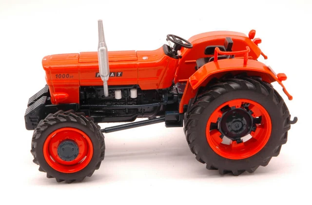 Tracteur Miniature Fiat 1300 2RM Orange, échelle 1/32 Par REPLICAGRI, REP236