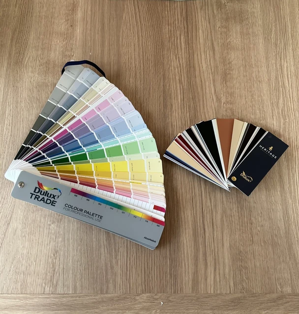 DULUX PROFESSIONAL TRADE Colour Palette Fan Deck & Heritage Fan Deck