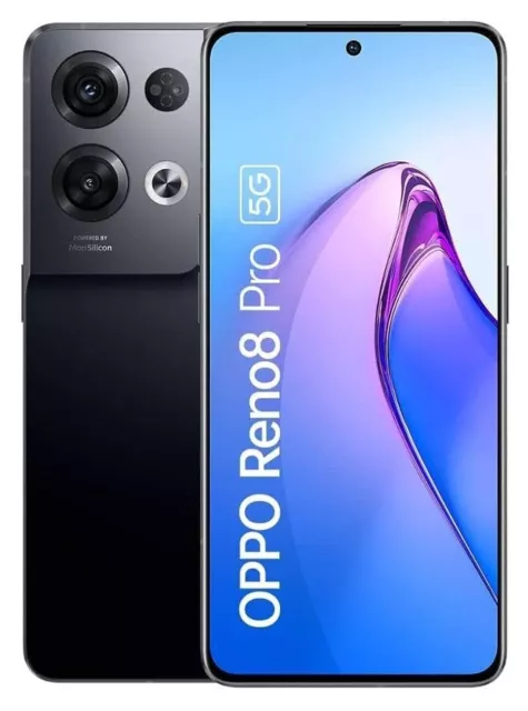 OPPO 5G Android Smartphone Reno8 Pro 56.7" 12GB RAM SIM Free 256GB Black