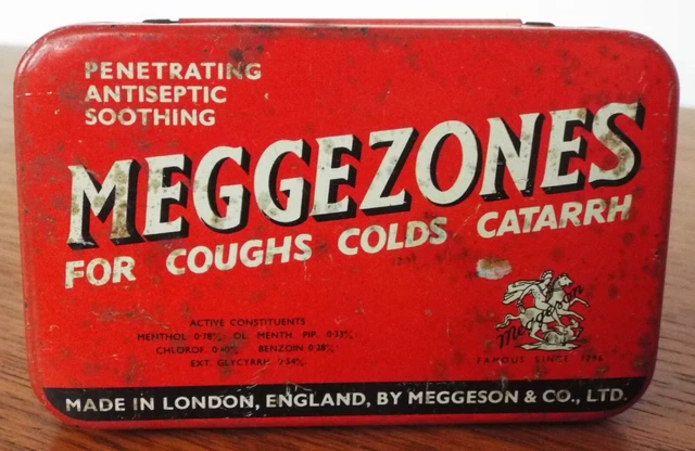 Vintage Meggezones Tin.