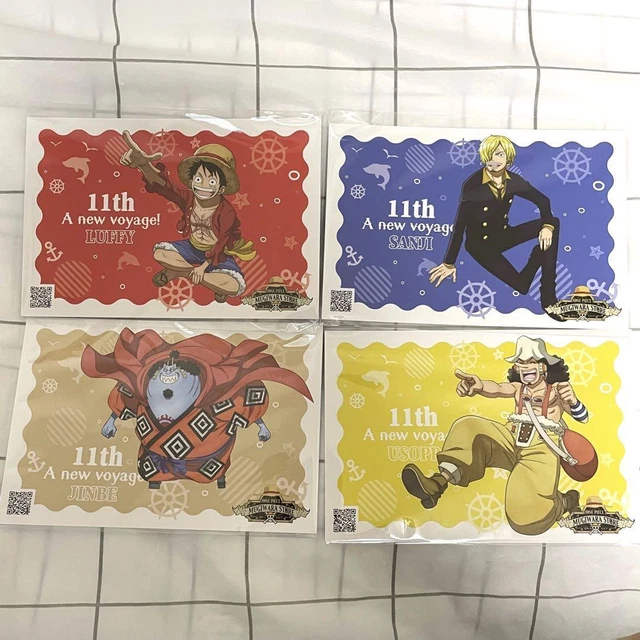 ONE PIECE STRAW Hat Store 11Th Anniversary Luffy Sanji Usopp Jinbe from