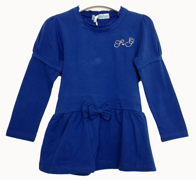 Vestito Abito Bambina Bimba Autunno Cotone Taglia 6 Anni
