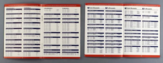 Sn Brussels Airlines Timetables X 6 - 2002 2005/06 2007 2009/10 2012 2014 4