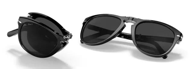 Persol 714SM Steve McQueen Black Sunglasses 54 mm Made in Italy Persol 714SM Steve McQueen Black Sunglasses 54 mm Made in Italy