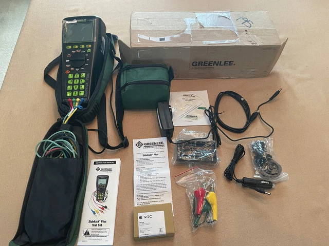 @ Greenlee Sidekick Plus Telephone Tester 1155-5005 Impulse Noise-Step TDR @