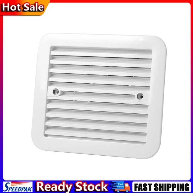 12V Fridge Vent with Fan for RV Trailer Side Silent Air Outlet Ventilation Fan