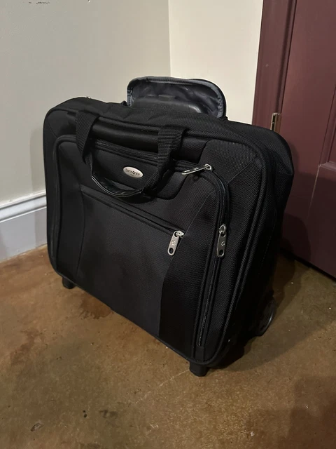 Samsonite Wheeled Business Case, 13"H x 17"W x 6 1/2"D, Black