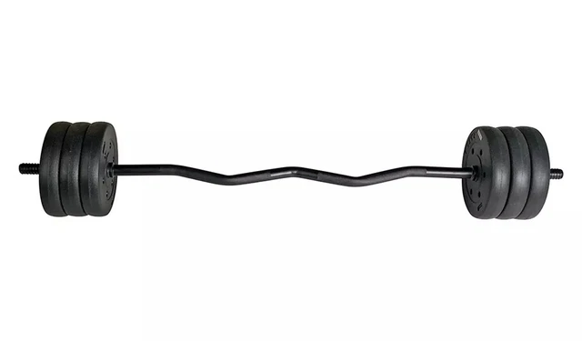 OPTI Z CURL Set 17 Kg Argos 599 6638 Barbell Weight Set 0.99