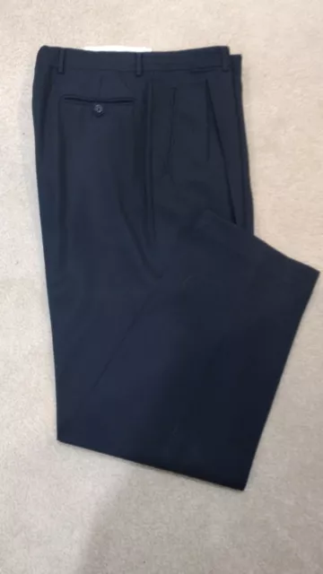 Men's Black Dress Pants By Giorgio Armani Size 36 X 33