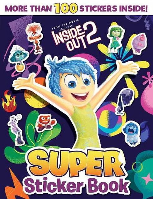 INSIDE OUT 2: Super Sticker Book (Disney Pixar) Paperback Book EUR 12 ...