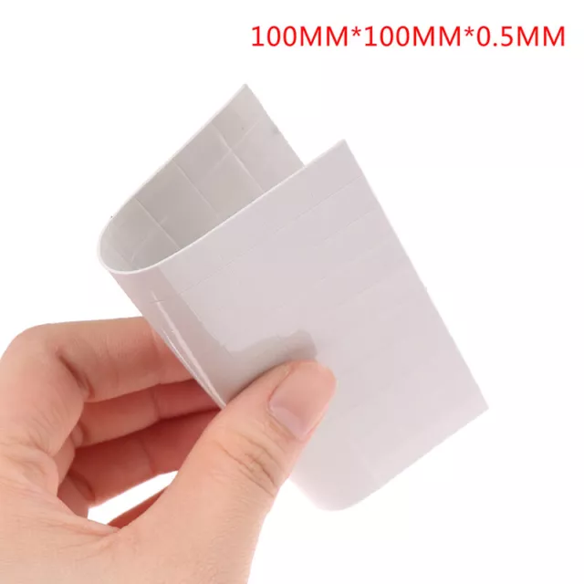 100x 10mm*10mm*0.5mm GPU CPU Heatsink Cooling Conductive Silicone Thermal Pa#km