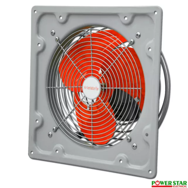 Industrial Commercial Metal Axial Extractor Heavy Duty Ventilation fan 12 16 " 3