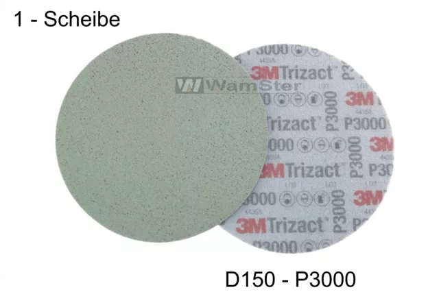 1 x 3M 50414 Hookit® Trizact® d150 mm - P3000 - Feinschleifscheibe