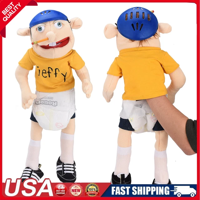 60CM JEFFY PUPPET Jeffy Hand Puppet Plush Toy Stuffed Doll Kids