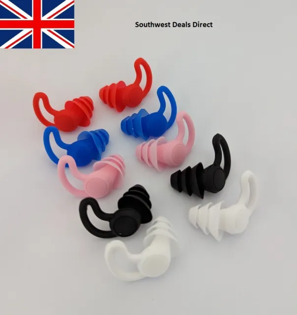 Noise Cancelling Earplugs Comfortable Soft 3 Layer Ear Plugs for Sleep Work