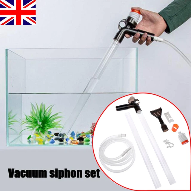 Fish Tank Gravel Cleaner Kit Pump Siphon Water Changer Vacuum Aquarium Cleaning