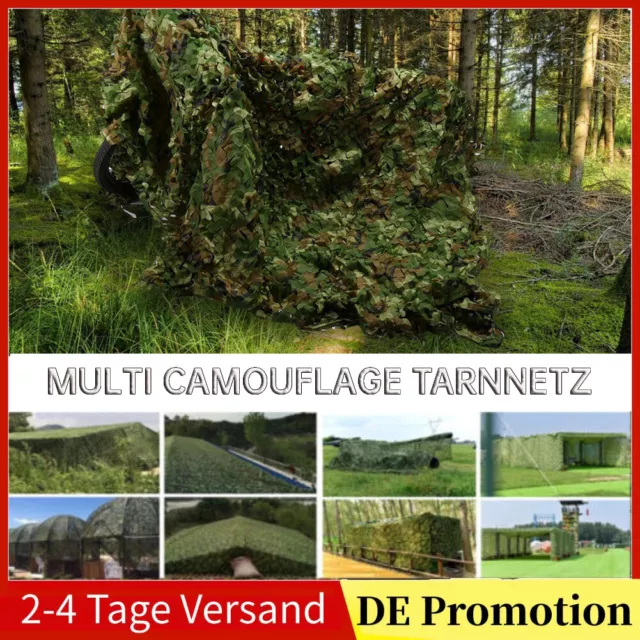 3x5M Camouflage Jagd Tarnnetz Armee Army Tarnung Camo Hunter Army Military