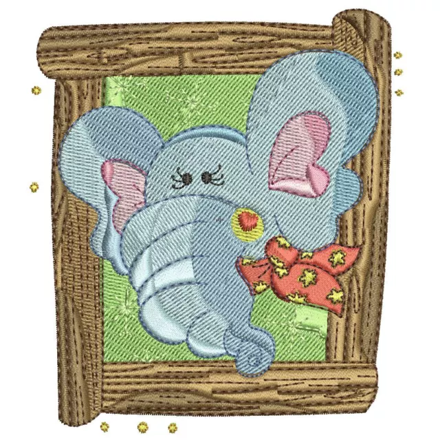 Zoo Blocks Machine Embroidery Designs CD - 3 Sizes | 10 Styles - IMPCD72