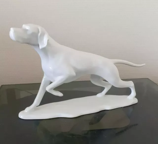 Chien En Porcelaine. Numéroté.  AK. Kaiser Couronné. Allemagne. Pierre Cretin.