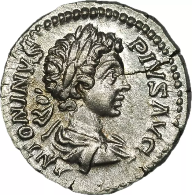 Roman Imperial Caracalla, AR Denarius. Rome - XF