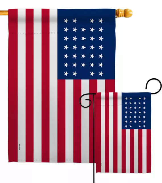 United States 18591861 Garden Flag Americana Old Glory Yard House Banner