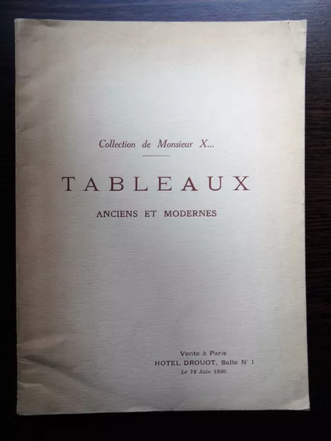 Catalogue de vente TABLEAU ANCIEN XVIIIe XIXe SIECLE COROT ZIEM BOLDINI DAUBIGNY
