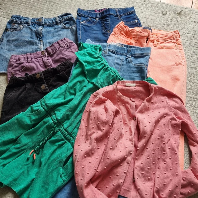 Pacchetto abiti estivi per ragazze età 6. Tuta, denim, cardigan, tuta, Next Gap