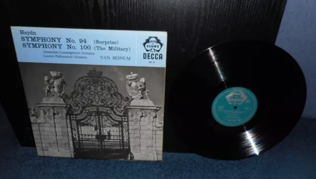 12" LP 33rpm Eduard Van Beinum / London Philharmonic / Concertgebouw Orch -Haydn