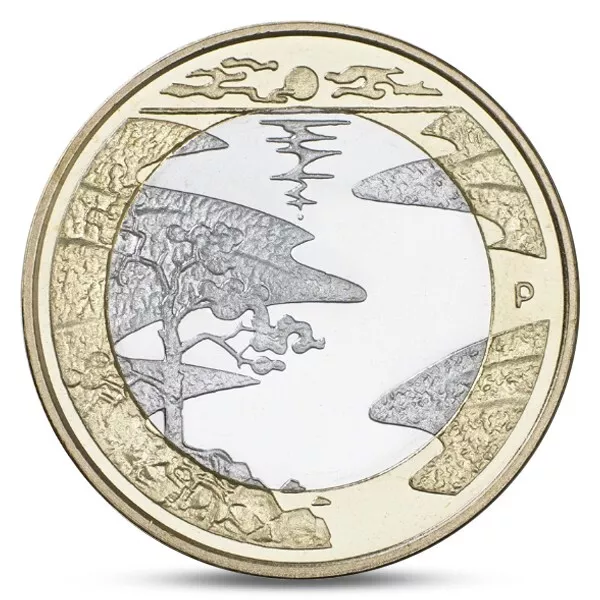 Finland Finnland Finlandia Finlande 5 Euro Nordic Nature Summer 2013 Unc