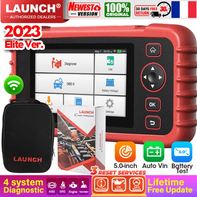 Launch CRP123X CRP123E Valise Diagnostic Multimarque Moteur/Transmission/ABS/SRS