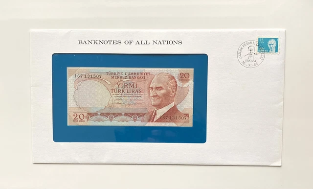 Turkey 20 Lirasi 1211 Banknotes of all Nations Unc