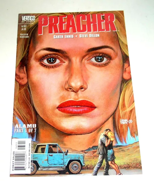 Preacher #63   Low Print Late Issue - Hot Issue T.v.  Garth Ennis