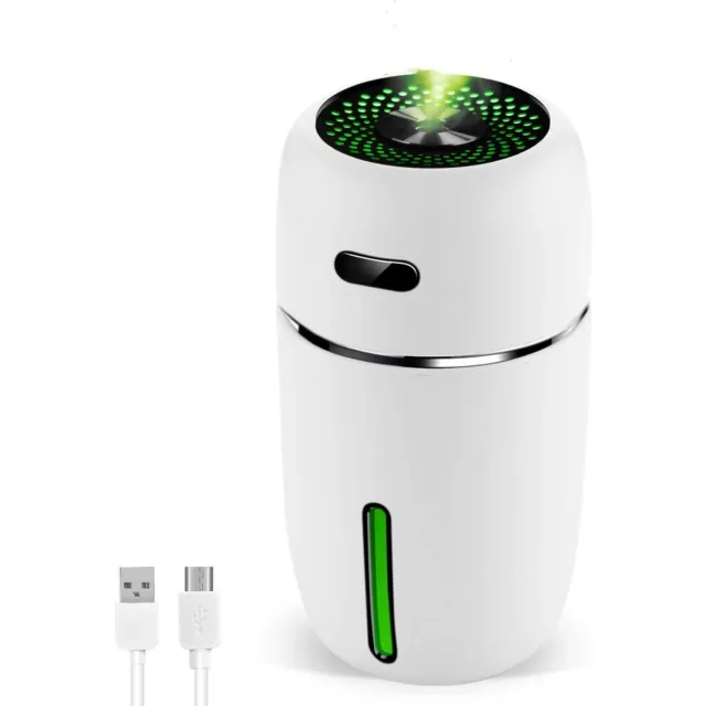 200ml USB LED Mini Home Car Humidifier Aroma Diffuser Cool Mist Purifier 7 Color