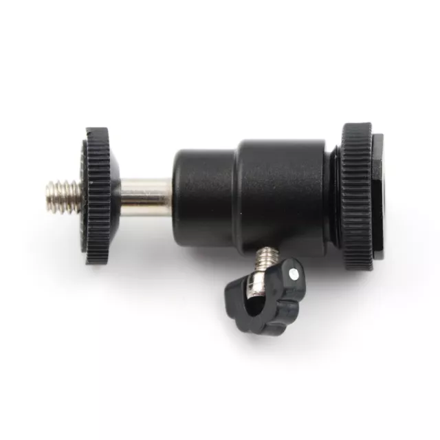 1/4" Mini Smart Ball Head Bracket/Holder/Mount Camera Tripod hot shoe Hot-FY