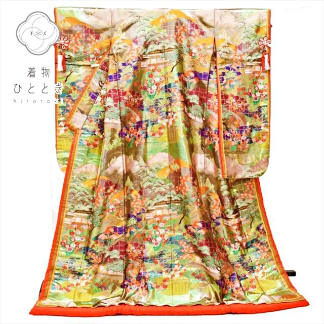 Japanese Kimono Uchikake Wedding Pure Silk  japan 803
