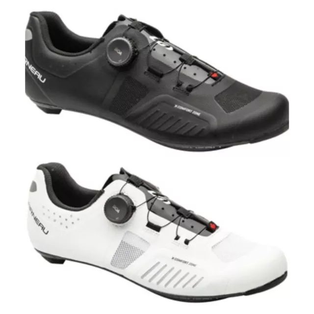 Garneau - Carbon XZ Mens Comfortable Bi-Cycle Riding Road Shoes - Black/White