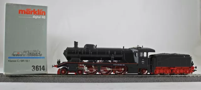 Märklin 3614 Dampflokomotive Klasse C/BR 18.1 der K.W.St.E. aus Sammlung mit OVP