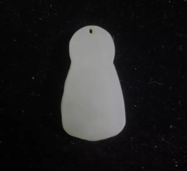 OLD CHINESE HAND Carving GuanYin Buddha Nephrite Jade Kids Pendant $32. ...