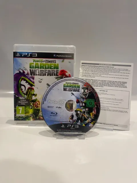  Plants Vs Zombies Garden Warfare Sony Playstation 3 PS3 Game UK  PAL : Video Games