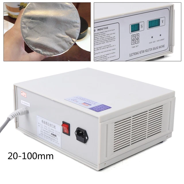 Induction Sealer Handheld 20-100mm Cap Aluminum Foil/PP/PE Sealing Tool Panel