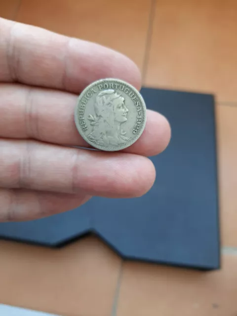 Moneda De 50 Centavos De  Escudo De Portugal Del Año 1929. Original%