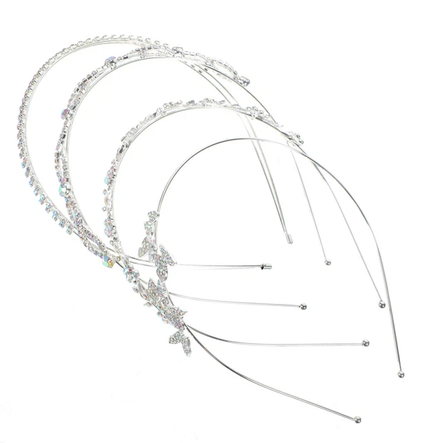 4 pz Fasce Strass Sposa Fasce Testa Matrimonio