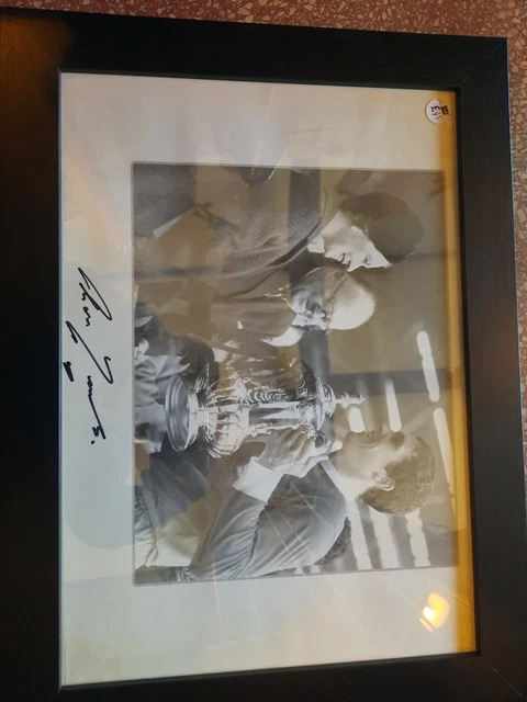 RON YEATS SIGNED Autograph Liverpool FC 1965 fa cup winners 19x14 ...