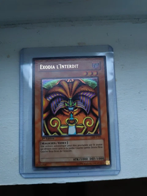Yu-Gi-Oh Exodia L'Interdit LDD-F 1st Édition extrêmement rare