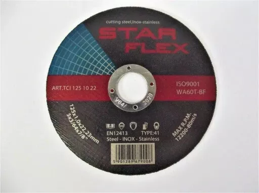 Metall Trennscheibe STAR FLEX - 125x1,0mm, 5stuck